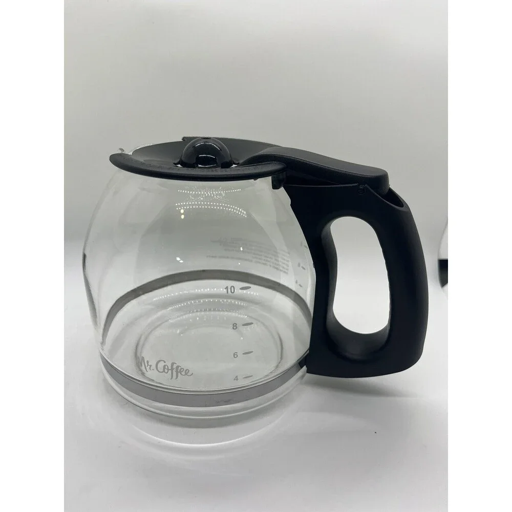 Mr. Coffee 12 Cup Replacement Decanter Carafe Clear Black